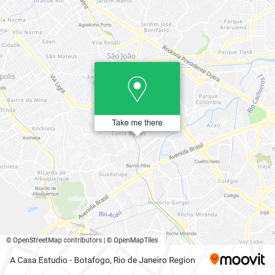 Mapa A Casa Estudio - Botafogo