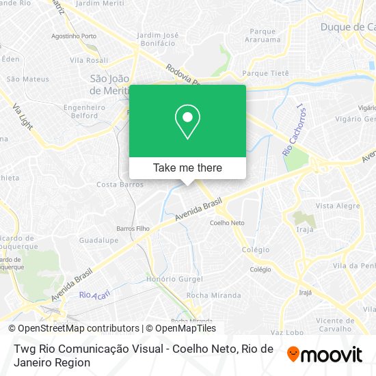 Twg Rio Comunicação Visual - Coelho Neto map
