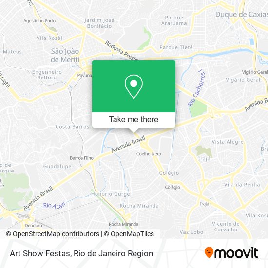 Art Show Festas map