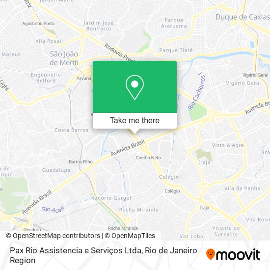 Pax Rio Assistencia e Serviços Ltda map