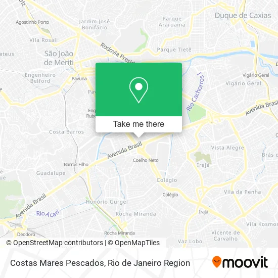 Costas Mares Pescados map