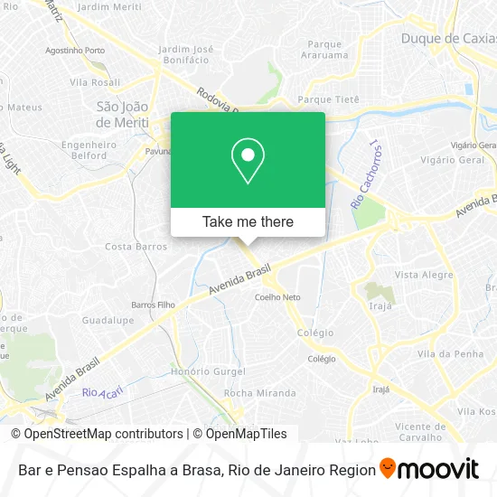 Bar e Pensao Espalha a Brasa map