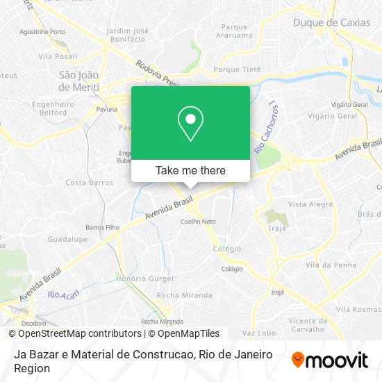 Ja Bazar e Material de Construcao map