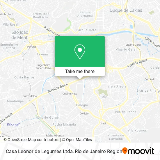 Casa Leonor de Legumes Ltda map