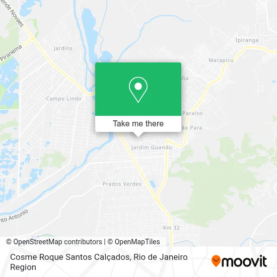 Cosme Roque Santos Calçados map