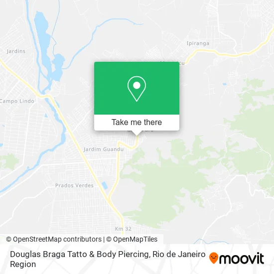 Douglas Braga Tatto & Body Piercing map