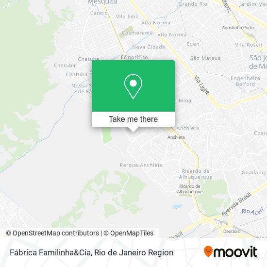 Fábrica Familinha&Cia map