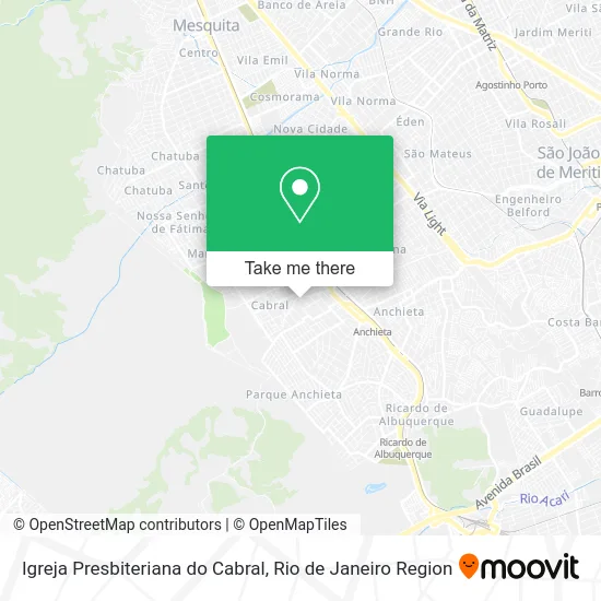 Igreja Presbiteriana do Cabral map