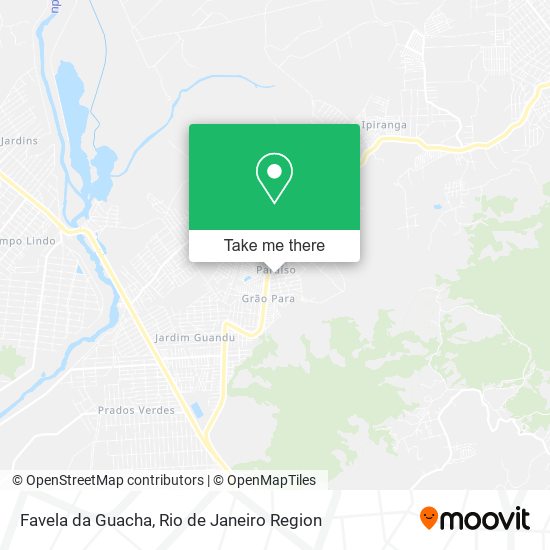 Favela da Guacha map