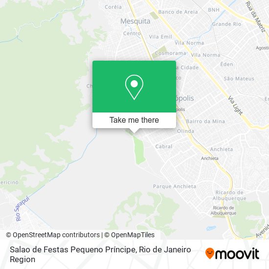 Salao de Festas Pequeno Príncipe map