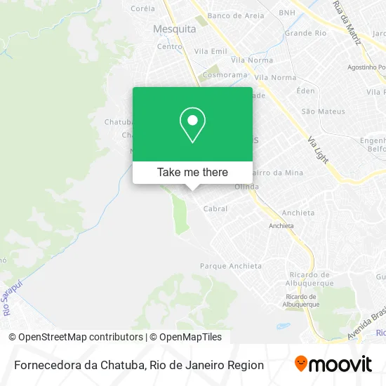 Fornecedora da Chatuba map