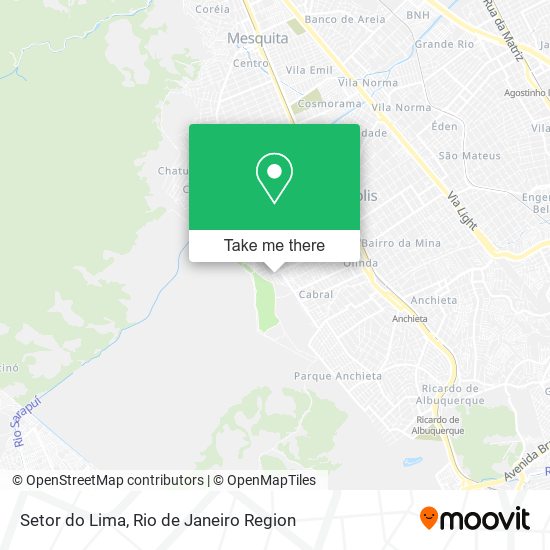 Setor do Lima map