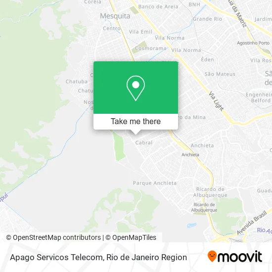 Apago Servicos Telecom map