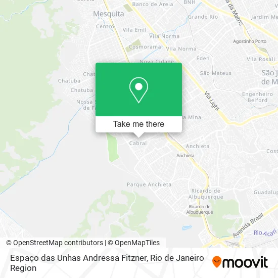 Espaço das Unhas Andressa Fitzner map