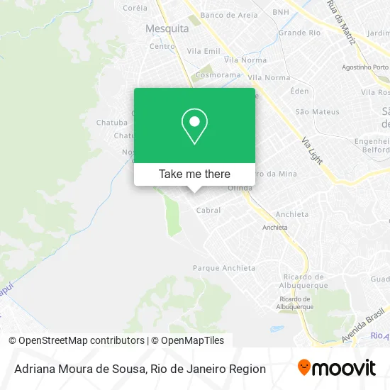 Adriana Moura de Sousa map