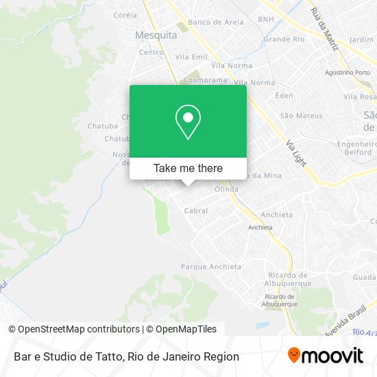 Bar e Studio de Tatto map
