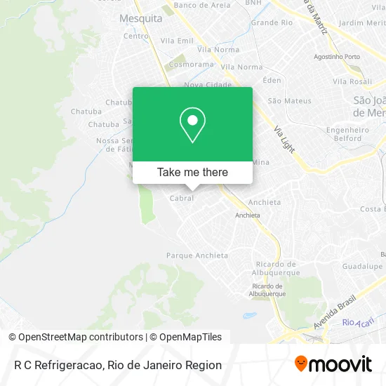 R C Refrigeracao map