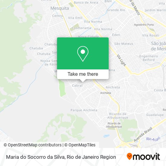 Mapa Maria do Socorro da Silva