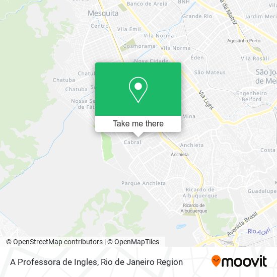 A Professora de Ingles map