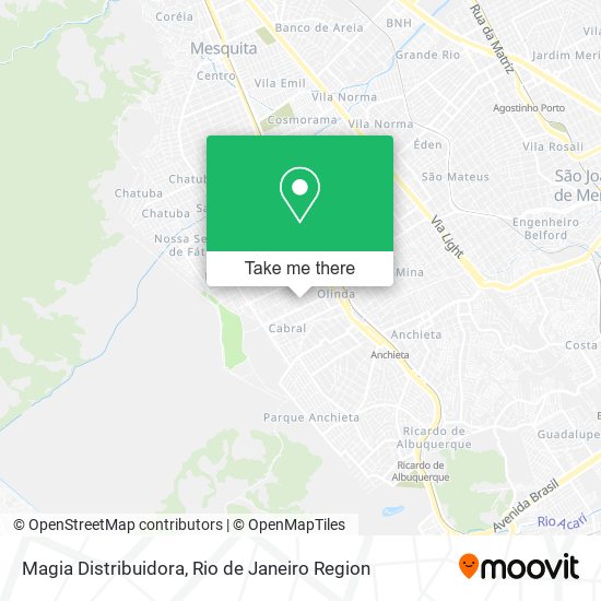 Magia Distribuidora map
