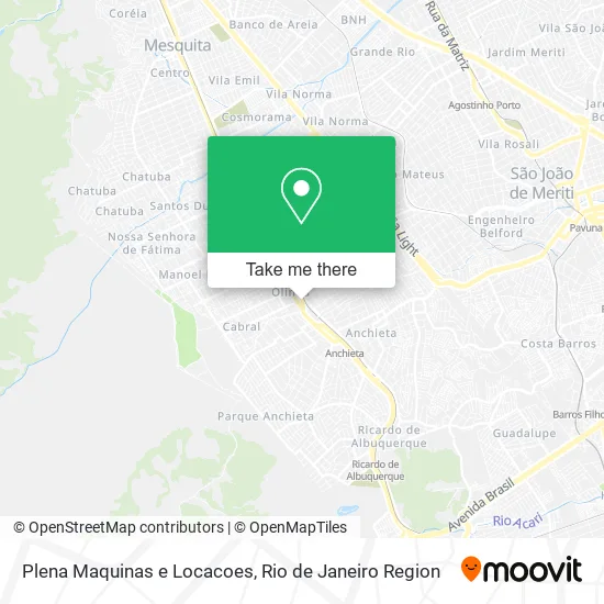 Plena Maquinas e Locacoes map