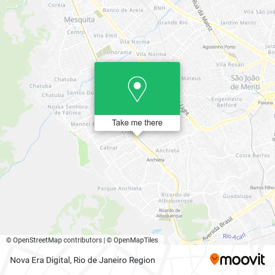 Nova Era Digital map