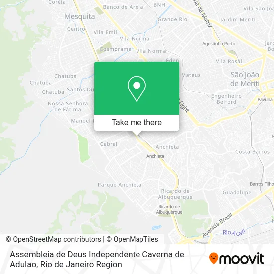 Assembleia de Deus Independente Caverna de Adulao map