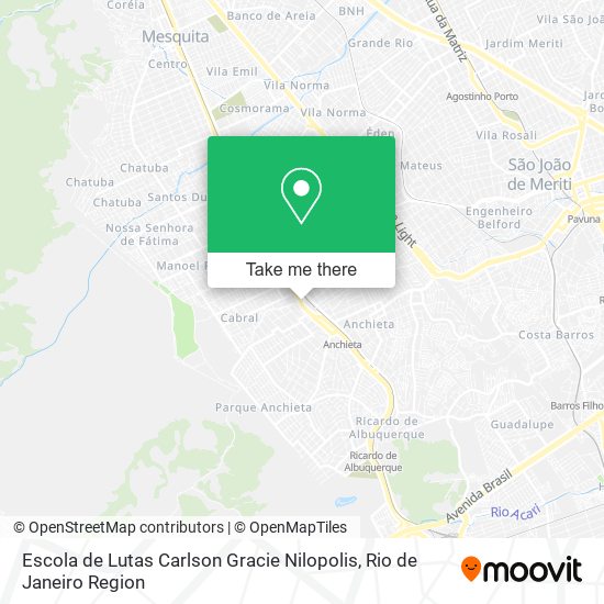 Escola de Lutas Carlson Gracie Nilopolis map
