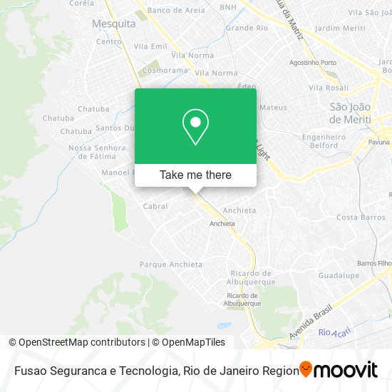 Fusao Seguranca e Tecnologia map