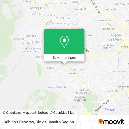 Albino's Sabores map