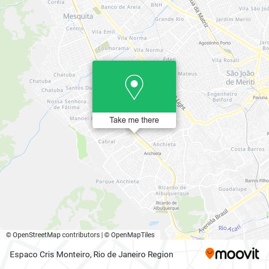 Mapa Espaco Cris Monteiro