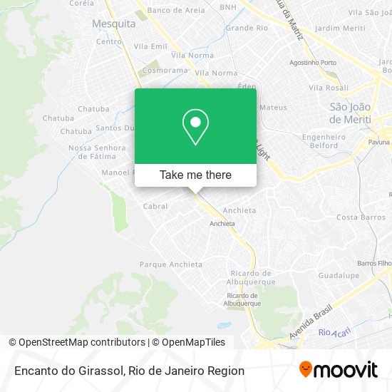 Encanto do Girassol map