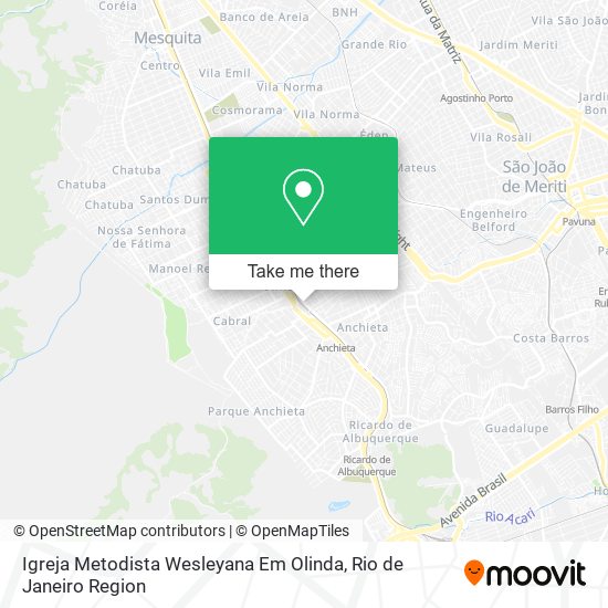 Igreja Metodista Wesleyana Em Olinda map