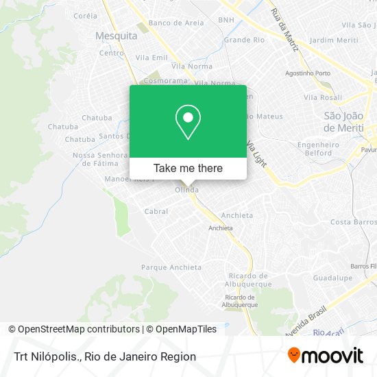 Trt Nilópolis. map