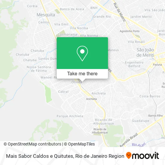 Mais Sabor Caldos e Quitutes map