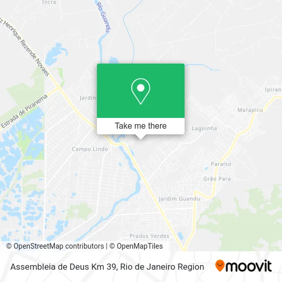 Assembleia de Deus Km 39 map