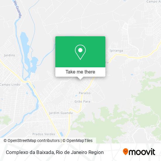 Complexo da Baixada map
