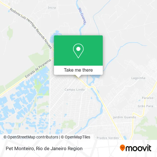 Pet Monteiro map