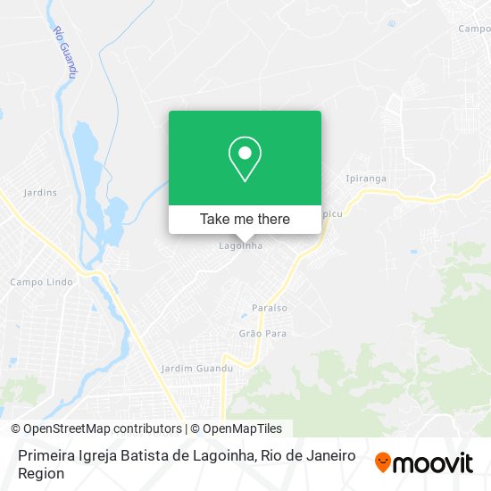 Primeira Igreja Batista de Lagoinha map