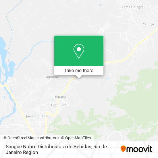 Sangue Nobre Distribuidora de Bebidas map