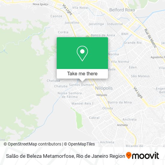 Salão de Beleza Metamorfose map