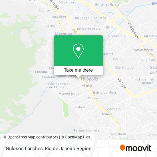 Gulosos Lanches map