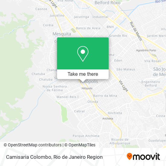 Camisaria Colombo map
