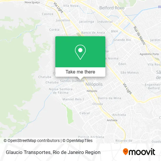 Glaucio Transportes map