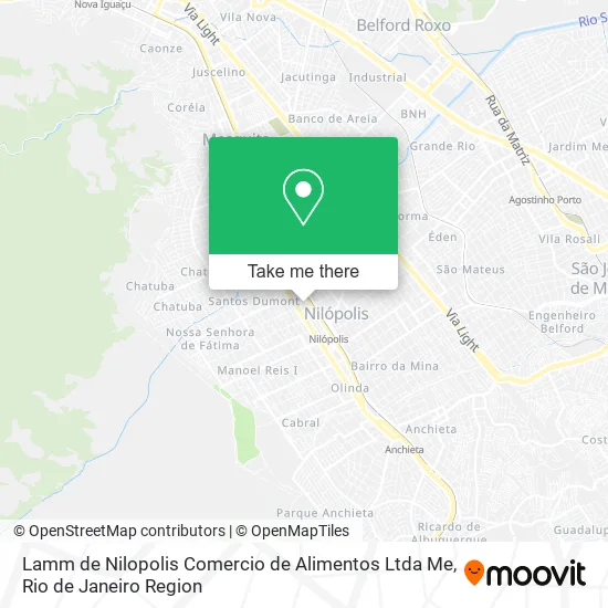 Lamm de Nilopolis Comercio de Alimentos Ltda Me map