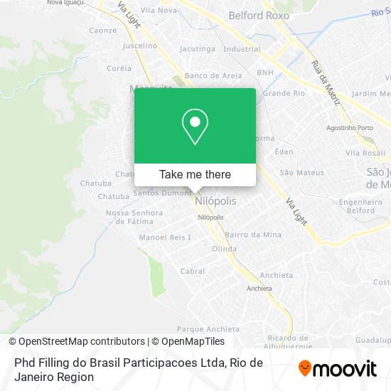 Phd Filling do Brasil Participacoes Ltda map