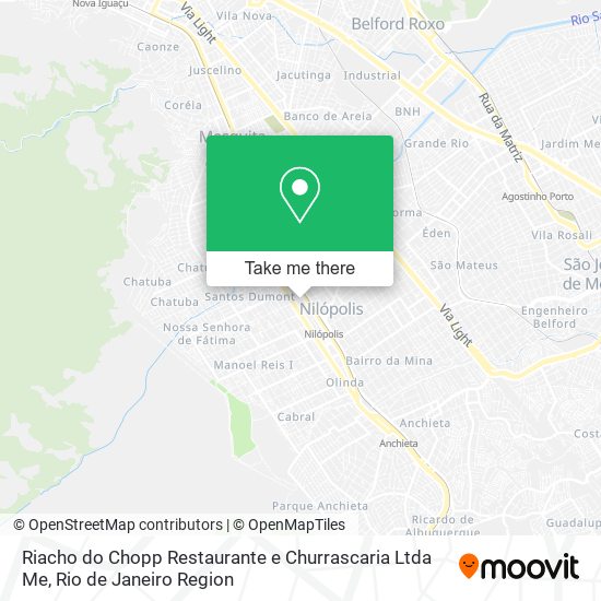 Mapa Riacho do Chopp Restaurante e Churrascaria Ltda Me