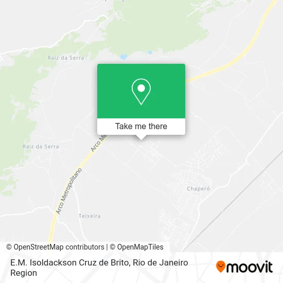 E.M. Isoldackson Cruz de Brito map