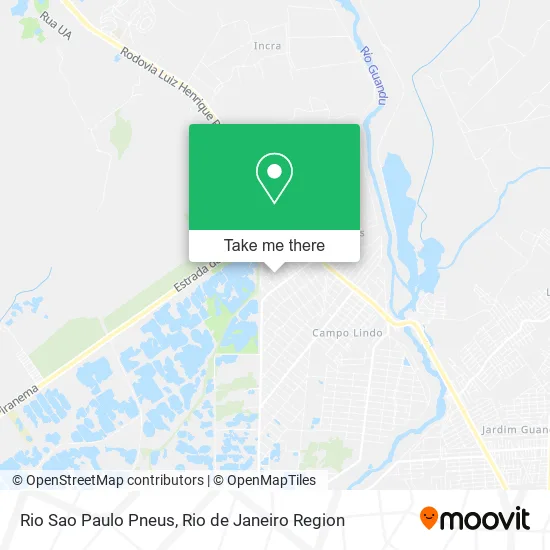 Rio Sao Paulo Pneus map