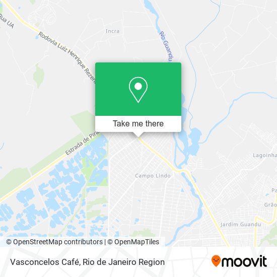 Vasconcelos Café map